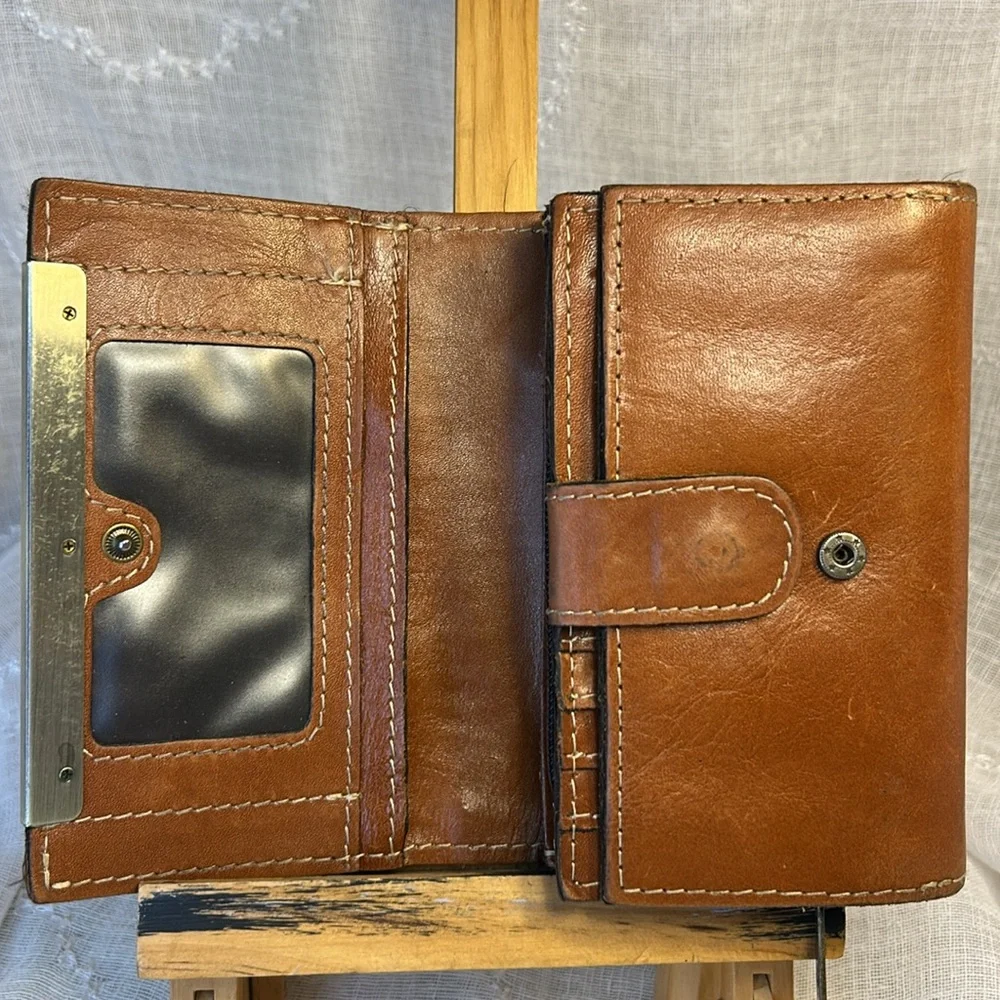 Patricia Nash leather vintage large wallet